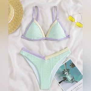 NWOT swimsuit pastel colors